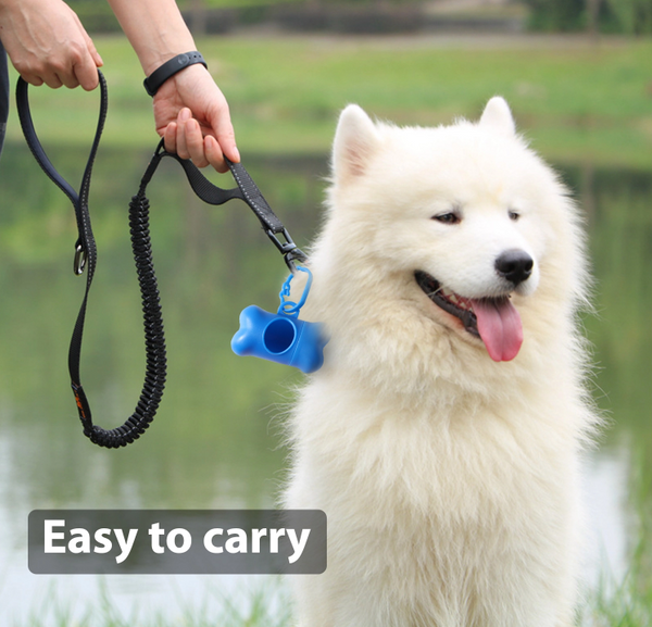 Sacchetti igenici per cani escrementi cani e gatti sacchetti  bisogni cane buste confezione da 12 rotoli con dispenser - Avazan
